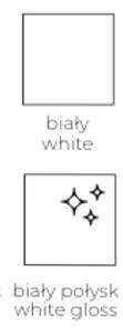 Šatní skříň Rize Kombinace barev: Bílá+bílá