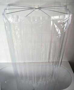 RIDDER OMBRELLA skládací sprchová kabina, 100x70cm, průhledná (58200)