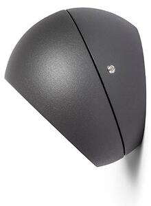 Venkovní přisazené nástěnné LED svítidlo SIV, antracitové, 6 W, teplá bílá 3000 K, IP54