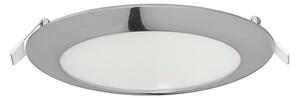 Zápustné LED svítidlo DADA 17, černý chrom, 12 W, teplá bílá 3000 K