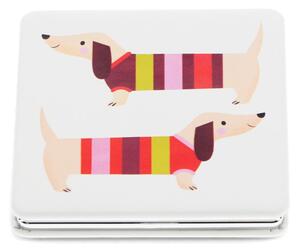 Kosmetické zvětšovací zrcadlo 7x7 cm Sausage Dog – Rex London