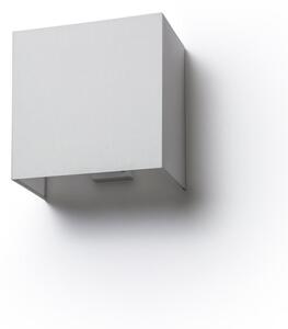 Nástěnné svítidlo LOPE W 25/14, stínidlo Chintz světle šedá, vnitřek bílý PVC, patice E27, 15 W