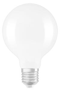 LED žárovka OSRAM Globe 80 matná, patice E27, ekvivalent 60 W, teplá bílá 2700 K