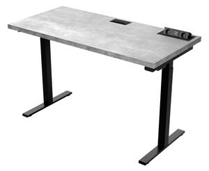 Polohovací stůl HERTA, 135x76-125x65, beton