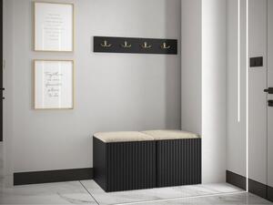 Předsíňová sestava Towiro Slim VI, Barva: černá, Barva látek:: Abriamo 03 5903211370687