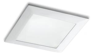 Čtvercové zápustné LED svítidlo SEEYOU 11, bílé, 10 W, teplá bílá 3000 K