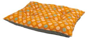 TOP Multifunkční polštář velikost S 52x42 - Oranžová kolečka/Šedý
