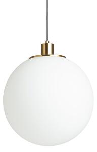 Závěsné svítidlo BOULDER 30, čiré sklo/černá, patice E27, 15 W