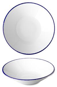 Ragan Talíř na těstoviny Optimo , bílá/modrá, 27 cm