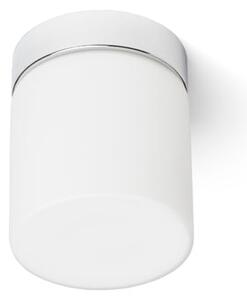 Koupelnové stropní LED svítidlo ESICA CYL, chrom, 6 W, teplá bílá 3000 K, IP44