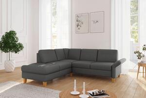 ROHOVÁ SEDAČKA, textil, tmavě šedá Sit & More - Sedací soupravy, Online Only