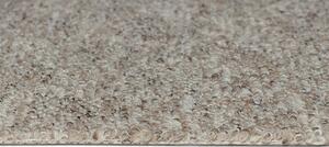 Breno Metrážový koberec TESORO 700, šíře role 400 cm, Hnědá