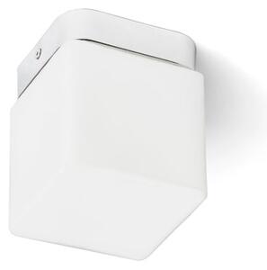 Koupelnové stropní LED svítidlo ESICA SQ, chrom, 6 W, teplá bílá 3000 K, IP44