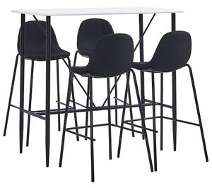5dílný barový set textil černý 3051188