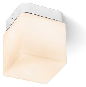 Koupelnové stropní LED svítidlo ESICA SQ, chrom, 6 W, teplá bílá 3000 K, IP44
