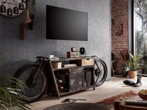 Industriální TV stolek motorka Represent