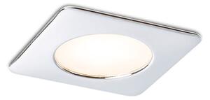 Koupelnové zápustné LED svítidlo INEZ SQ, chrom, 3 W, teplá bílá 3000 K, IP44, 12 V