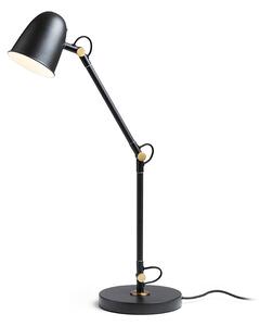Stolní lampa DANNY, bílá/matný nikl, patice E14, 5 W