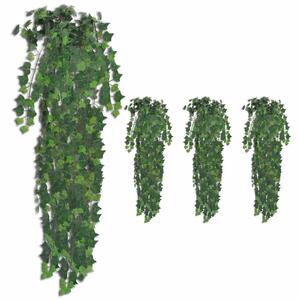 Umělé břečťanové trsy 4 ks zelené 90 cm 3051480