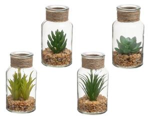 Umělé rostliny v sadě 4 ks (výška 12 cm) Cactus – Casa Selección