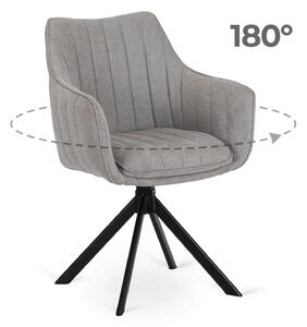 Jídelní židle Mamba (šedá). Akce -22%