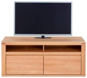 NÍZKÁ KOMODA, jádrový buk, jádrový buk, 134/57/50 cm Voleo - Komody z masivu
