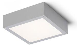 Venkovní stropní LED svítidlo SCOTT, stříbrnošedé, 9.8 W, teplá bílá 3000 K, IP54