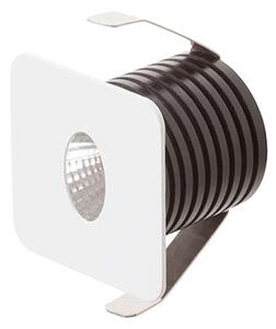 Zápustné LED svítidlo RIO SQ O, bílé, 3 W, teplá bílá 3000 K
