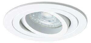 Zápustné svítidlo PASADENA GU10 R, bílé, patice GU10, 7 W