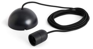 HAY Závěsný kabel s objímkou Common Cord Set, soft black AE063