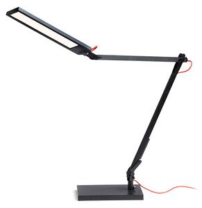 Stolní lampa NORMA, bílá/červená, 10 W, 3000/4000/6500 K, stmívatelná