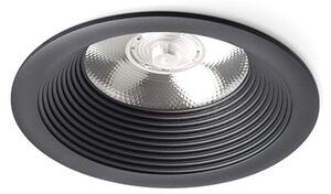 Zápustné LED svítidlo SHARM BASE, černé, 10 W, teplá bílá 3000 K