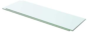 Policové desky 2 ks sklo čiré 60 x 15 cm 3051563