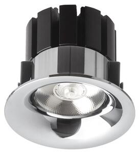 Zápustné LED svítidlo SHARM BASE, chrom, 10 W, teplá bílá 3000 K