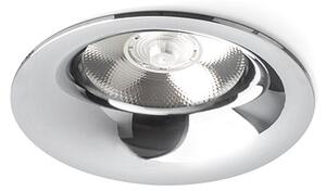 Zápustné LED svítidlo SHARM BASE, chrom, 10 W, teplá bílá 3000 K