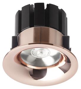 Zápustné LED svítidlo SHARM BASE, měď, 10 W, teplá bílá 3000 K