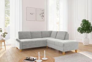 ROHOVÁ SEDAČKA, textil, světle šedá Sit & More - Sedací soupravy, Online Only