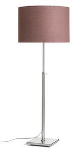 Stolní lampa EDIKA, hnědá/matný nikl, patice E27, 15 W