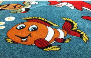 Dětský koberec Moře modrý 160x220cm