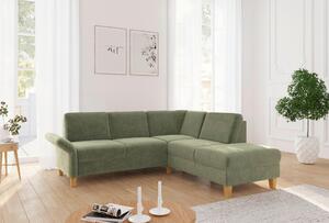 ROHOVÁ SEDAČKA, textil, světle zelená Sit & More - Sedací soupravy, Online Only