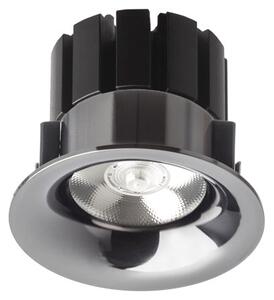 Zápustné LED svítidlo SHARM BASE, černý chrom, 10 W, teplá bílá 3000 K