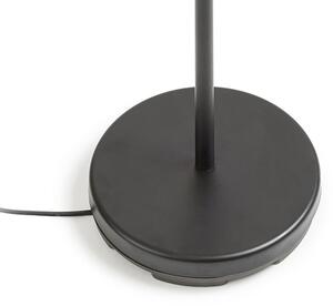 Stojací lampa ROSITA, černá/zlatá, patice E27, 11 W