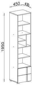 Meblar Regál Remo RM5