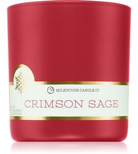 Milkhouse Candle Co. LE Winter Crimson Sage vonná svíčka 226 g