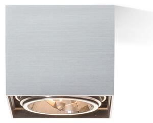 Stropní svítidlo DEAN I, česaný hliník, patice G53, 50 W / 12 V