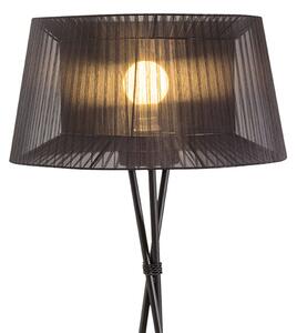 Stojací lampa BOULOGNE, černá, patice E27, 15 W