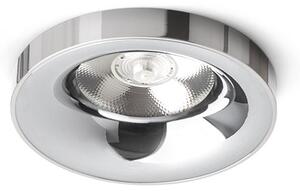 Zápustné LED svítidlo SHARM PLUS, chrom, 10 W, teplá bílá 3000 K