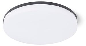 Zápustné LED svítidlo COIMBRA, černé, 24 W, teplá bílá 3000 K