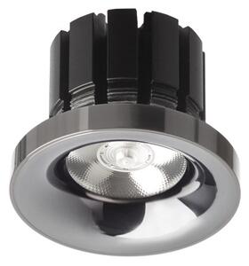 Zápustné LED svítidlo SHARM PLUS, černý chrom, 10 W, teplá bílá 3000 K
