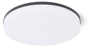 Zápustné LED svítidlo COIMBRA, černé, 24 W, teplá bílá 3000 K